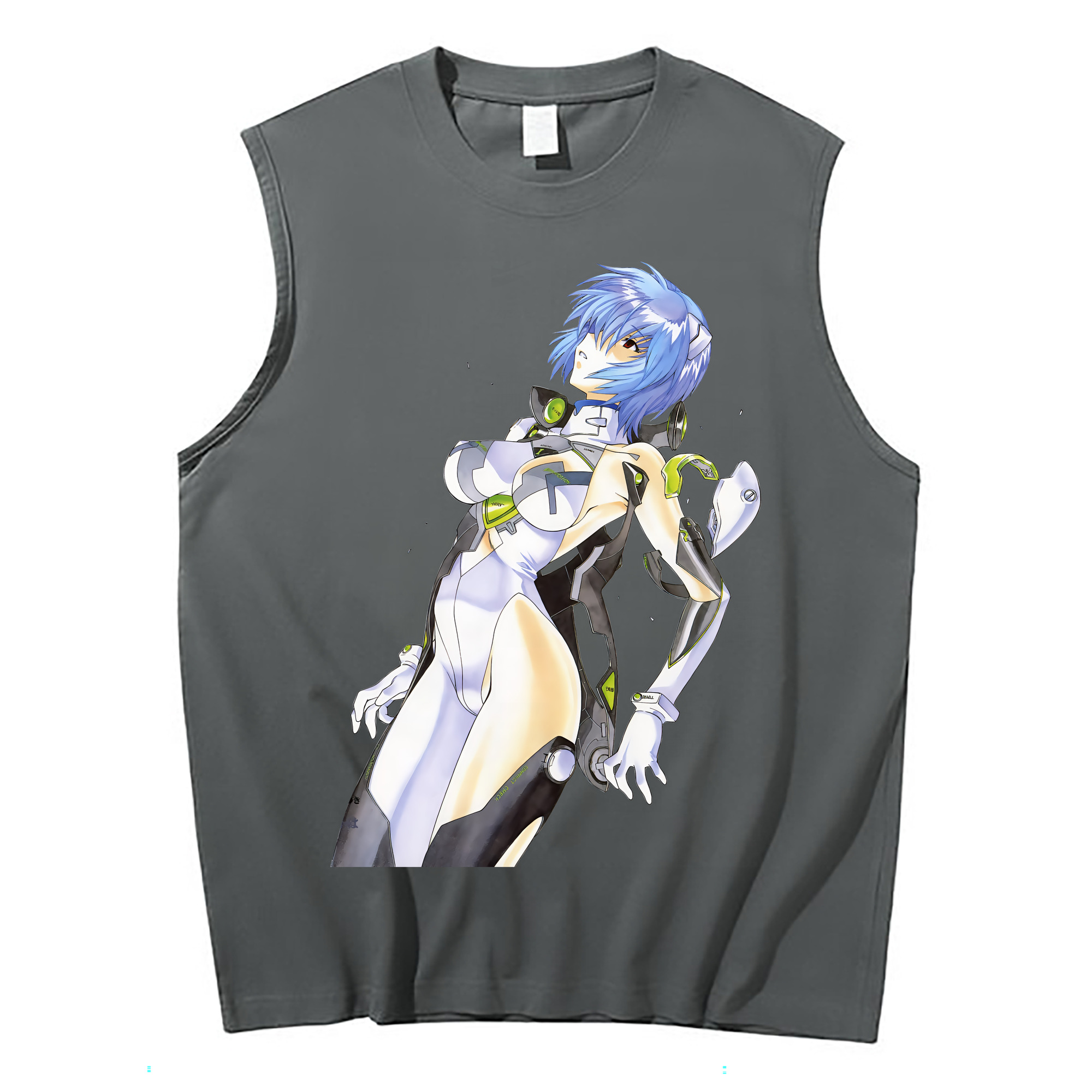 （画像用） EVA 新世紀エヴァンゲリオン コットン100％タンクトップ（フロントプリント）